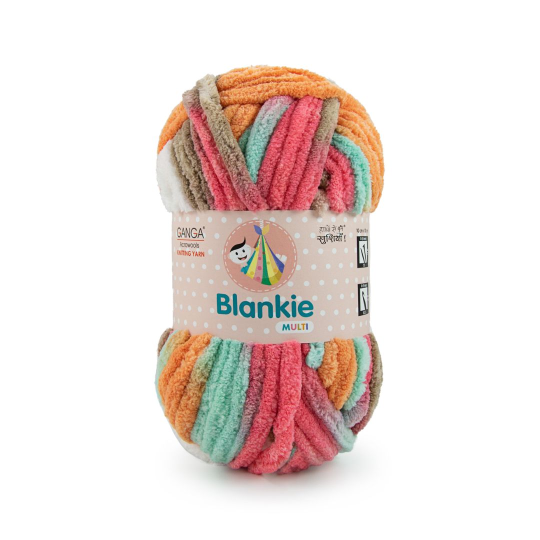 Ganga Acrowools Blankie Multi Yarn (BLM001)