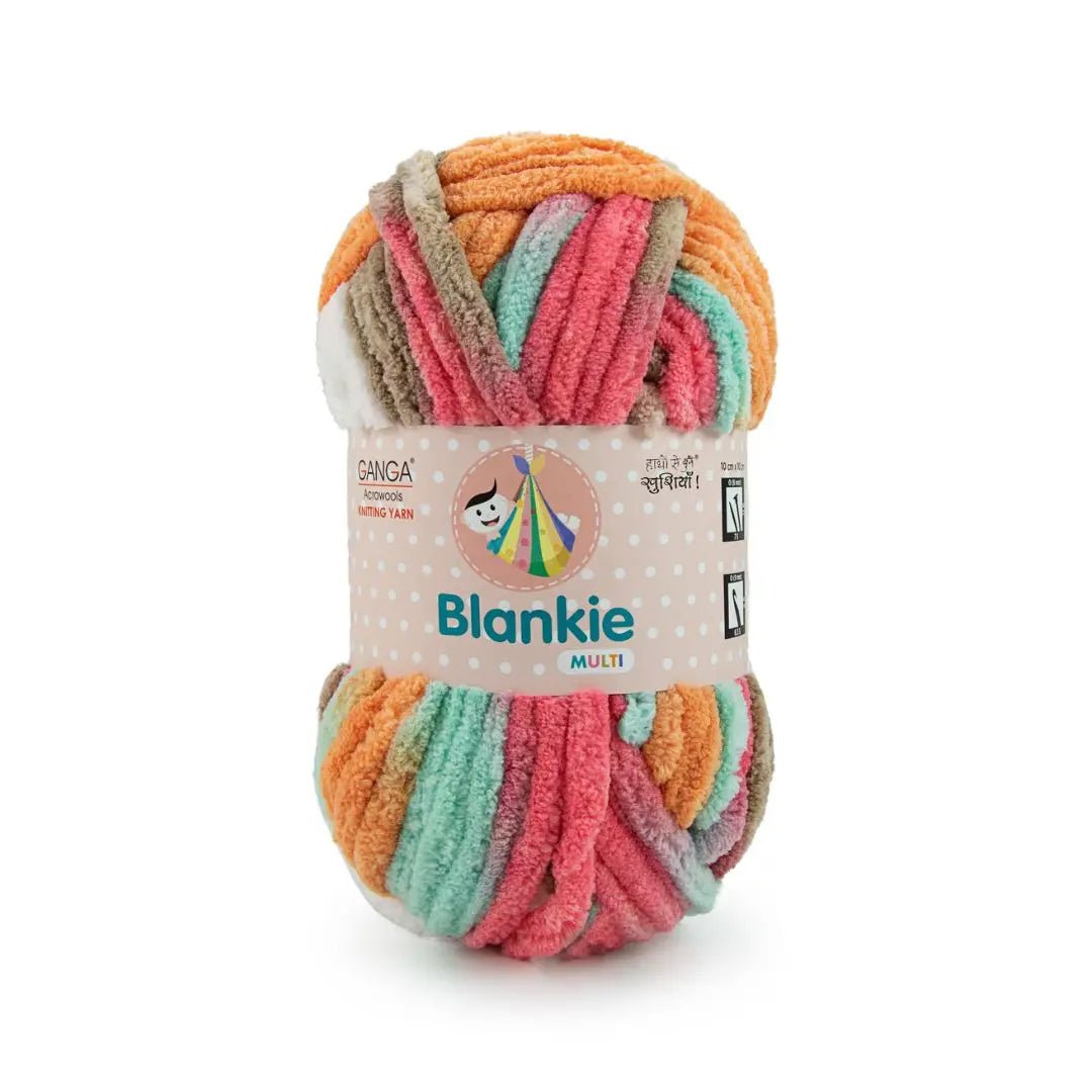 Ganga Acrowools Blankie Multi Yarn (BLM002)