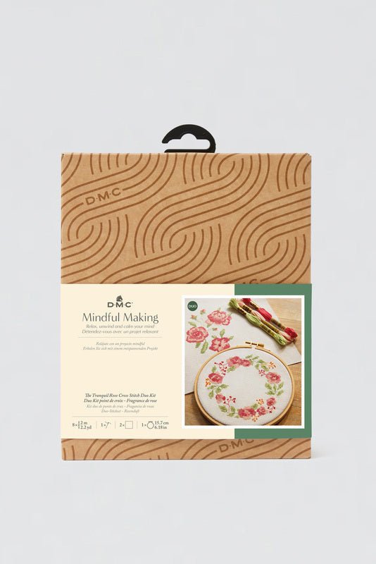 DMC Cross Stitch Duo Kit - The Tranquil Rose