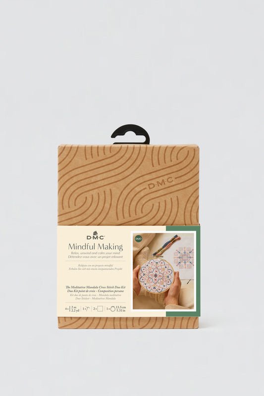 DMC Cross Stitch Duo Kit - The Meditative Mandala