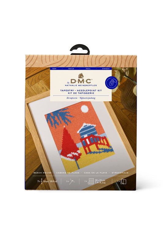DMC Cross Stitch Kit - Nathalie W Beach Hut