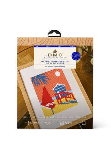 DMC Cross Stitch Kit - Nathalie W Beach Hut
