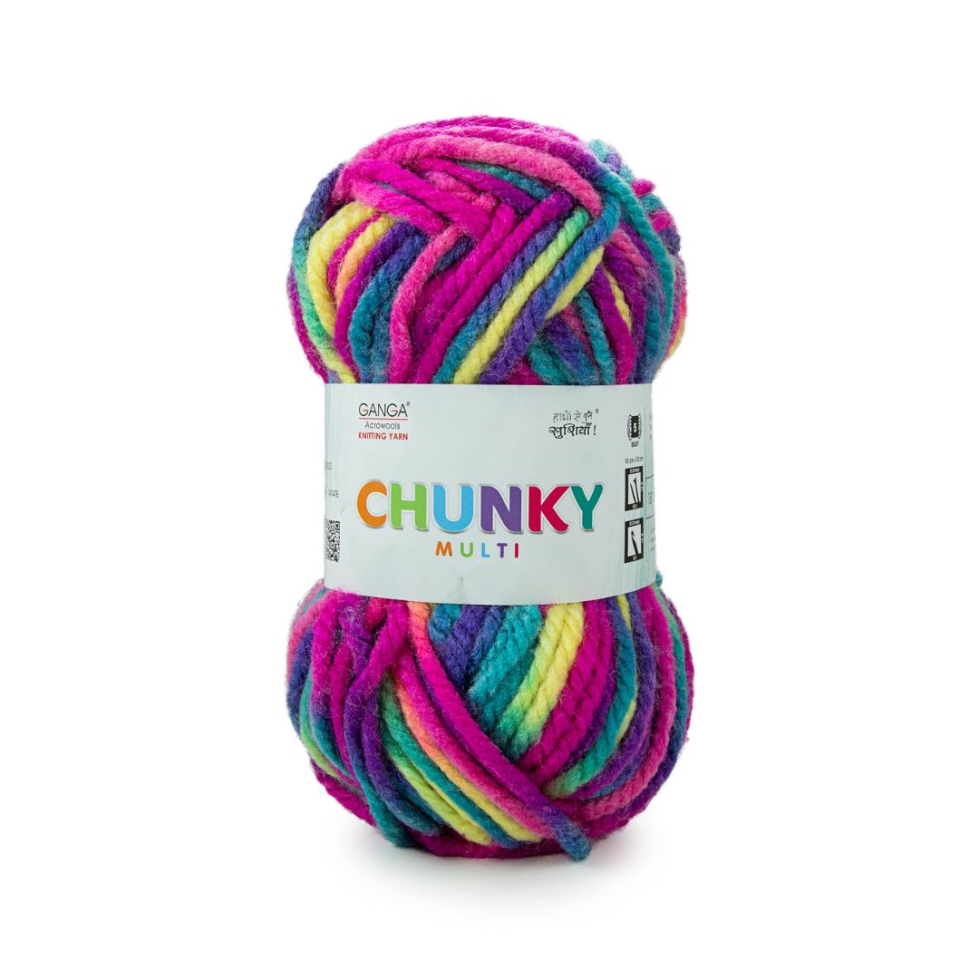 Ganga Acrowools Chunky Multi Yarn (CHM001)