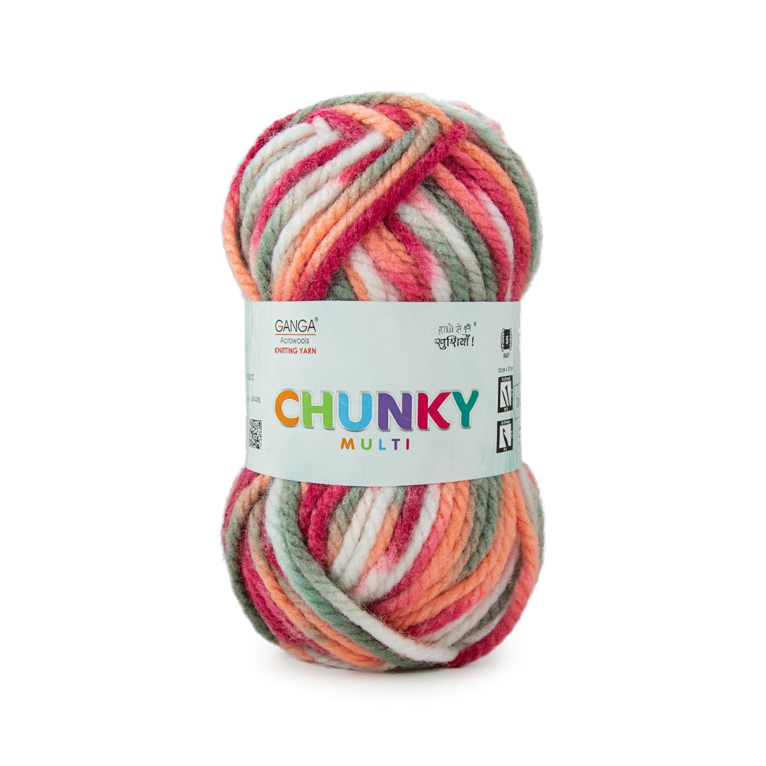 Ganga Acrowools Chunky Multi Yarn (CHM006)