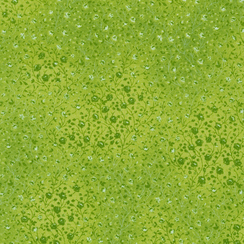 Fusions Floral Texture in Celadon quilting fabric by Robert Kaufman