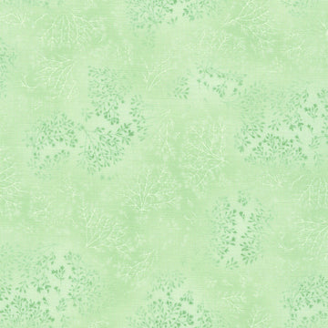 Fusions Leaf Branches Neutrals in Celery quilting fabric by Robert Kaufman