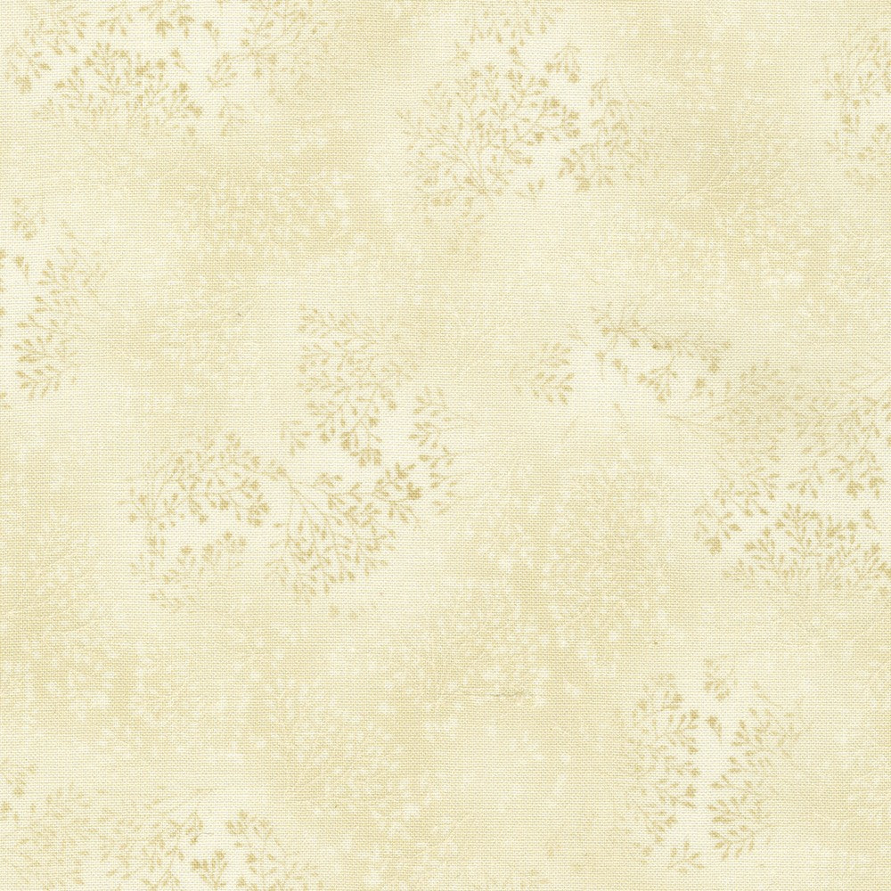 Fusions Leaf Branches Neutrals in Egg Shell quilting fabric by Robert Kaufman