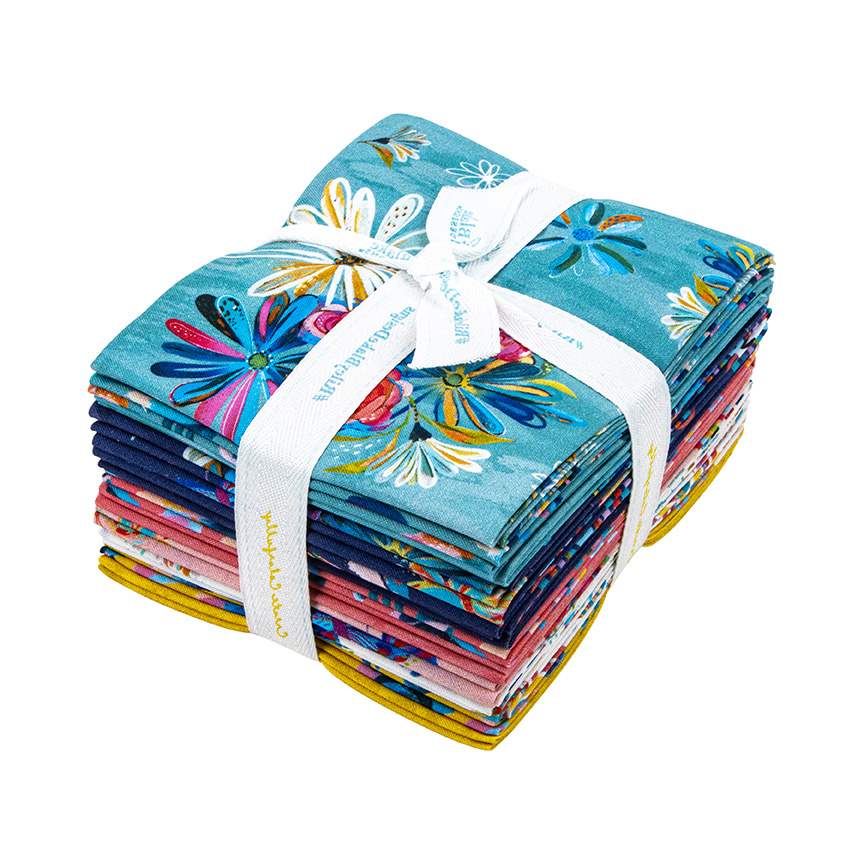 Kindness Always Fat Quarter Bundle (16 pieces) quilting fabric by Riley Blake