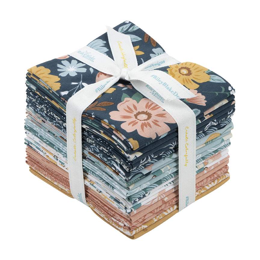 Live Love Glamp Fat Quarter Bundle (21 pieces) quilting fabric by Riley Blake