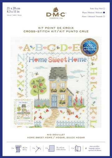 DMC Cross Stitch Kit - Home Sweet Home