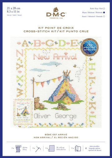 DMC Cross Stitch Kit - Baby Is Born