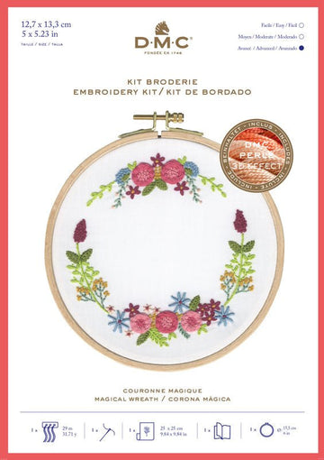 DMC Embroidery Kit - Magical Wreath