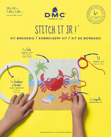 DMC Cross Stitch Kit - Crab (A5)