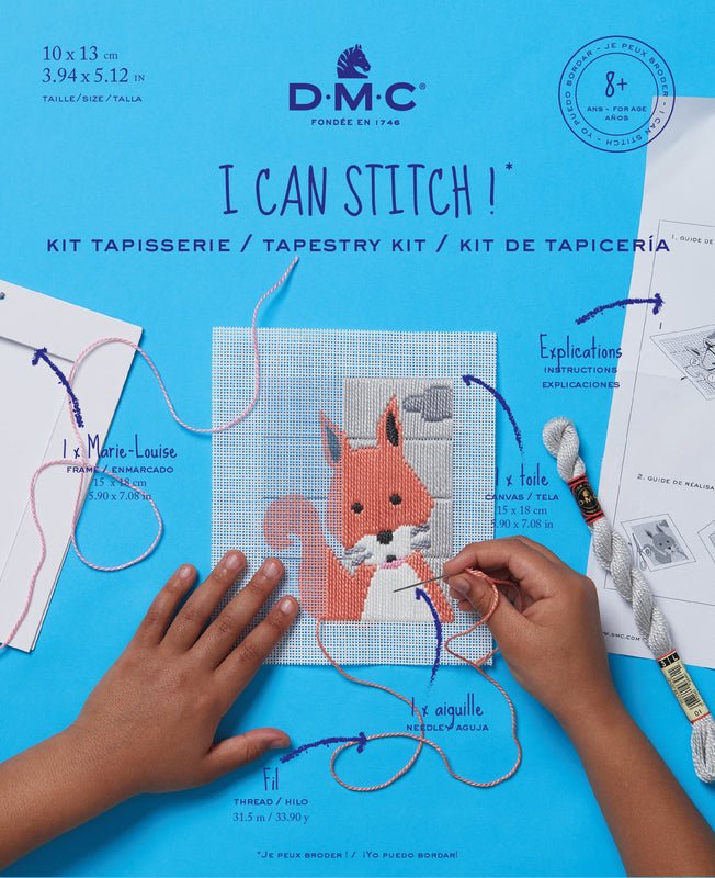 DMC Cross Stitch Kit - Little Squirrel
