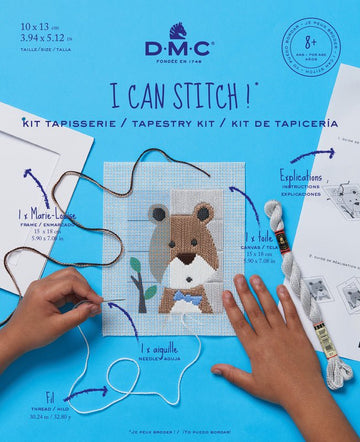 DMC Cross Stitch Kit - Little Bear Long Stitch