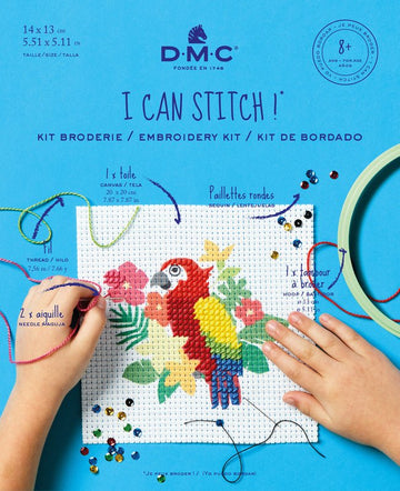 DMC Embroidery Kit - The Parrot