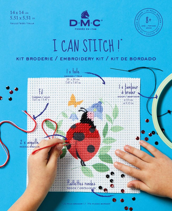 DMC Cross Stitch Kit - Ladybug