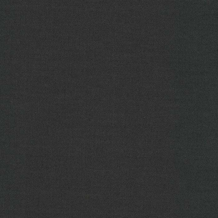 Kona Cotton Solids (The Grey Shades) in Charcoal quilting fabric by Robert Kaufman