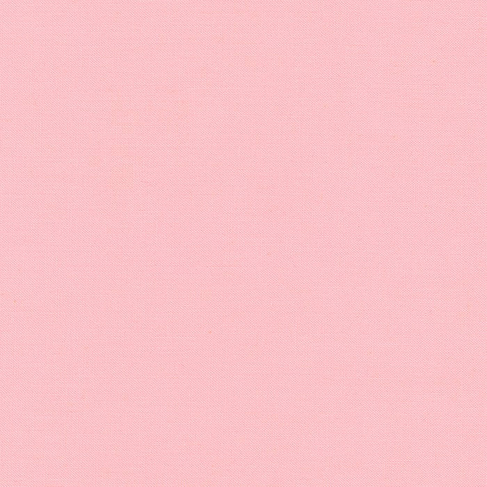 Kona Cotton Solids (The Pink Shades) in Peony quilting fabric by Robert Kaufman