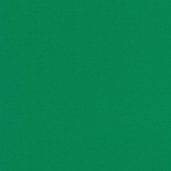 Kona Cotton Solids (The Green Shades) in Holly quilting fabric by Robert Kaufman