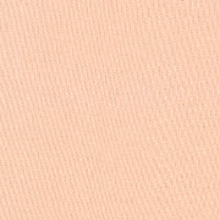 Kona Cotton Solids (The Orange Shades) in Ice Peach quilting fabric by Robert Kaufman
