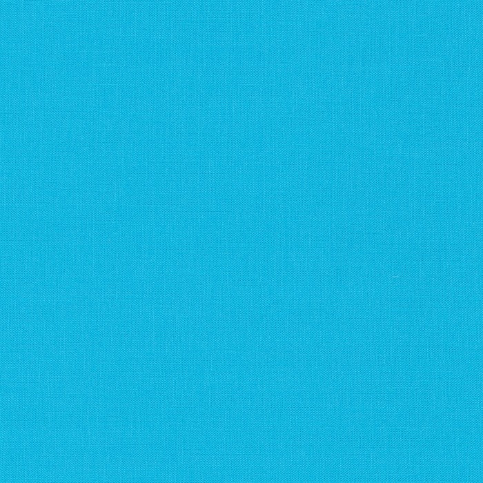 Kona Cotton Solids (The Blue Shades) in Peacock quilting fabric by Robert Kaufman