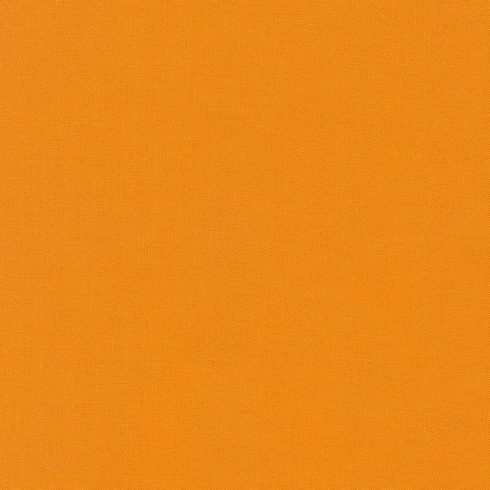 Kona Cotton Solids (The Yellow Shades) in Saffron quilting fabric by Robert Kaufman