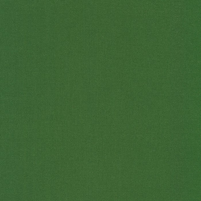 Kona Cotton Solids (The Green Shades) in Basil quilting fabric by Robert Kaufman