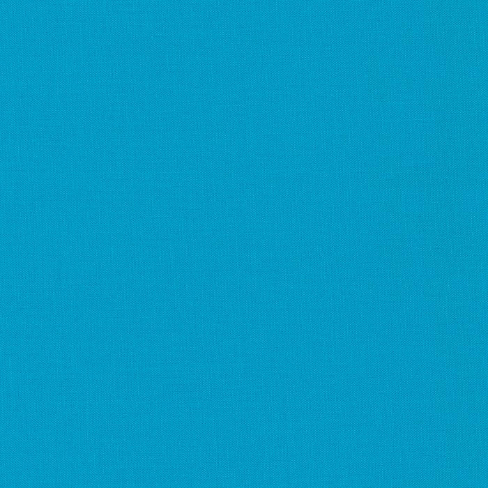 Kona Wide 108 inch quilt backing in Turquoise by Robert Kaufman