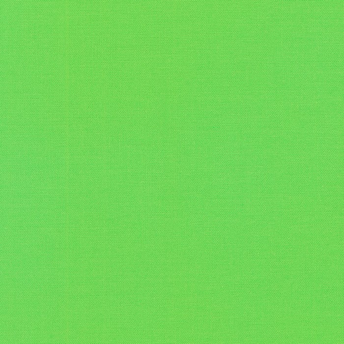 Kona Cotton Solids (The Green Shades) in Sour Apple quilting fabric by Robert Kaufman