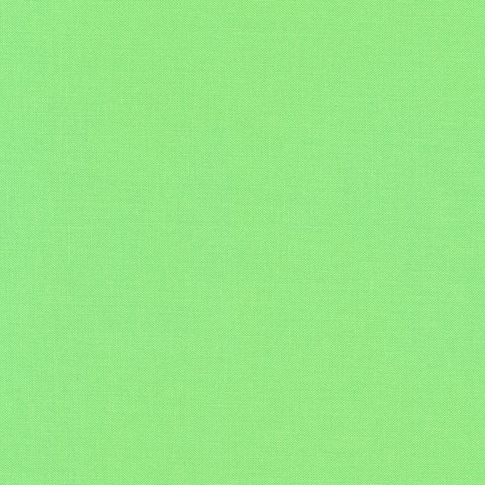 Kona Cotton Solids (The Green Shades) in Pear quilting fabric by Robert Kaufman