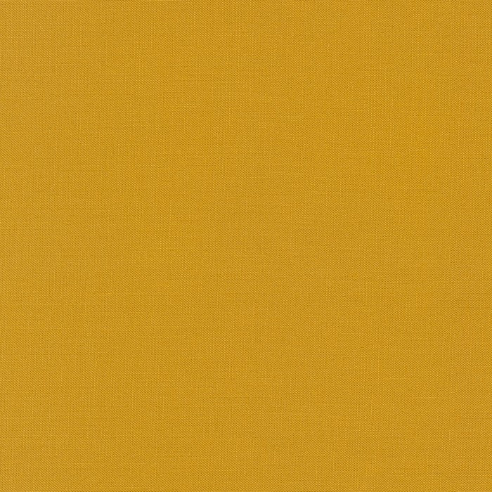 Kona Cotton Solids (The Yellow Shades) in Curry quilting fabric by Robert Kaufman