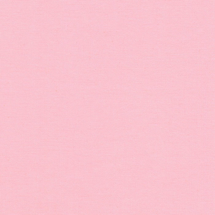 Kona Cotton Solids (The Pink Shades) in Baby Pink quilting fabric by Robert Kaufman