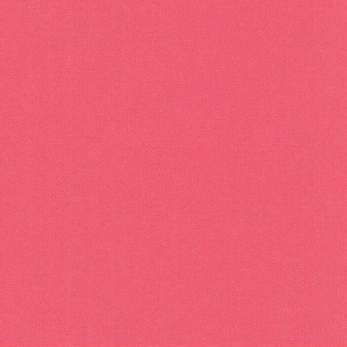 Kona Cotton Solids (The Pink Shades) in Camellia quilting fabric by Robert Kaufman