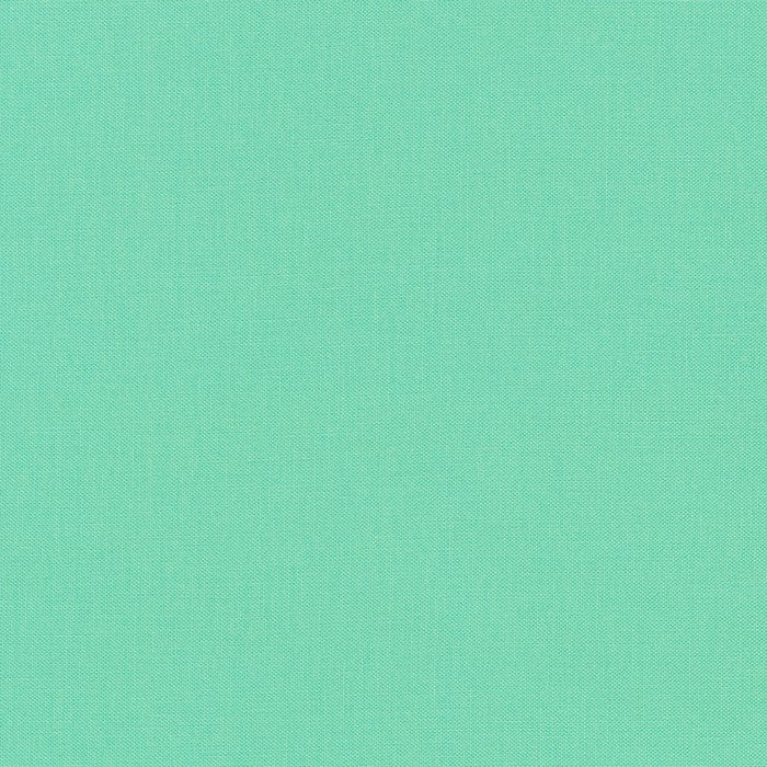Kona Cotton Solids (The Green Shades) in Aloe quilting fabric by Robert Kaufman