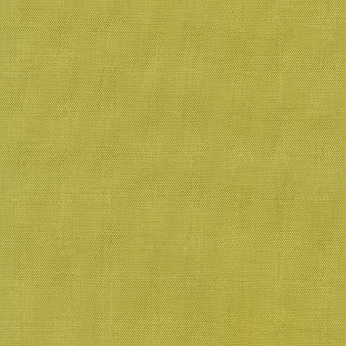 Kona Cotton Solids (The Green Shades) in Aloe quilting fabric by Robert Kaufman