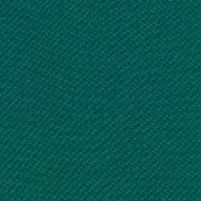 Kona Cotton Solids (The Green Shades) in Everglade quilting fabric by Robert Kaufman