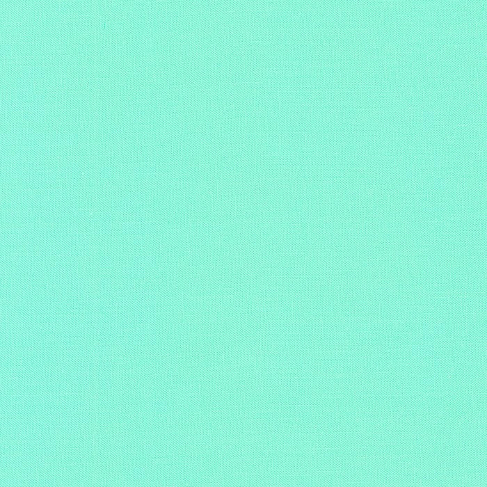 Kona Cotton Solids (The Blue Shades) in Aruba quilting fabric by Robert Kaufman