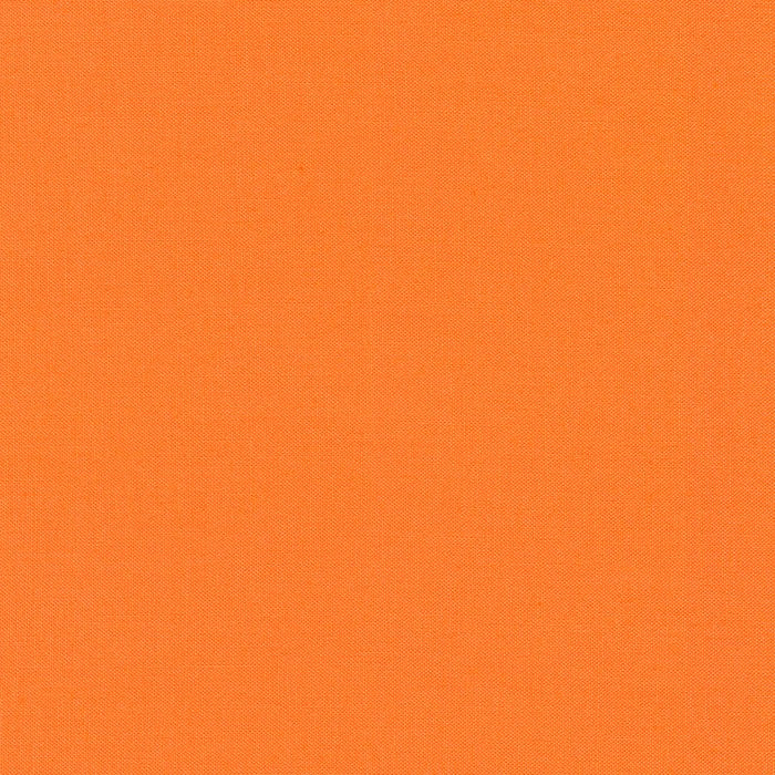 Kona Cotton Solids (The Orange Shades) in Persimmon quilting fabric by Robert Kaufman