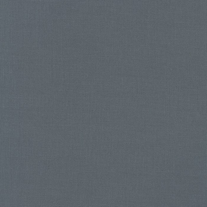 Kona Cotton Solids (The Grey Shades) in Steel quilting fabric by Robert Kaufman
