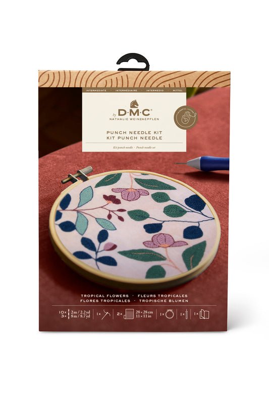 DMC Punch Needle Kit - Nathalie W. Tropics