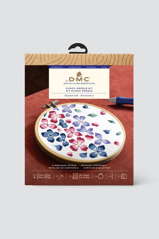 DMC Punch Needle Kit - Hydrangea Petals