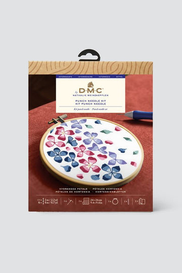 DMC Punch Needle Kit - Hydrangea Petals