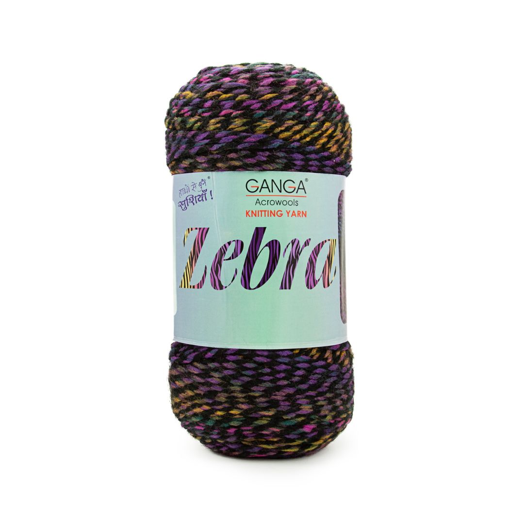 Ganga Acrowools Zebra Yarn (PTT1311)