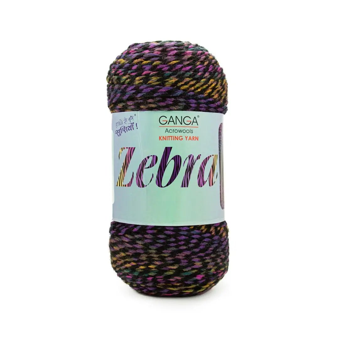 Ganga Acrowools Zebra Yarn (PTT1311)