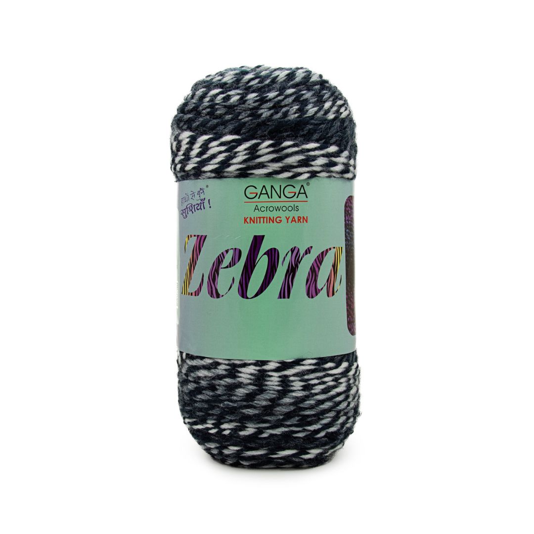 Ganga Acrowools Zebra Yarn (PTT1320)