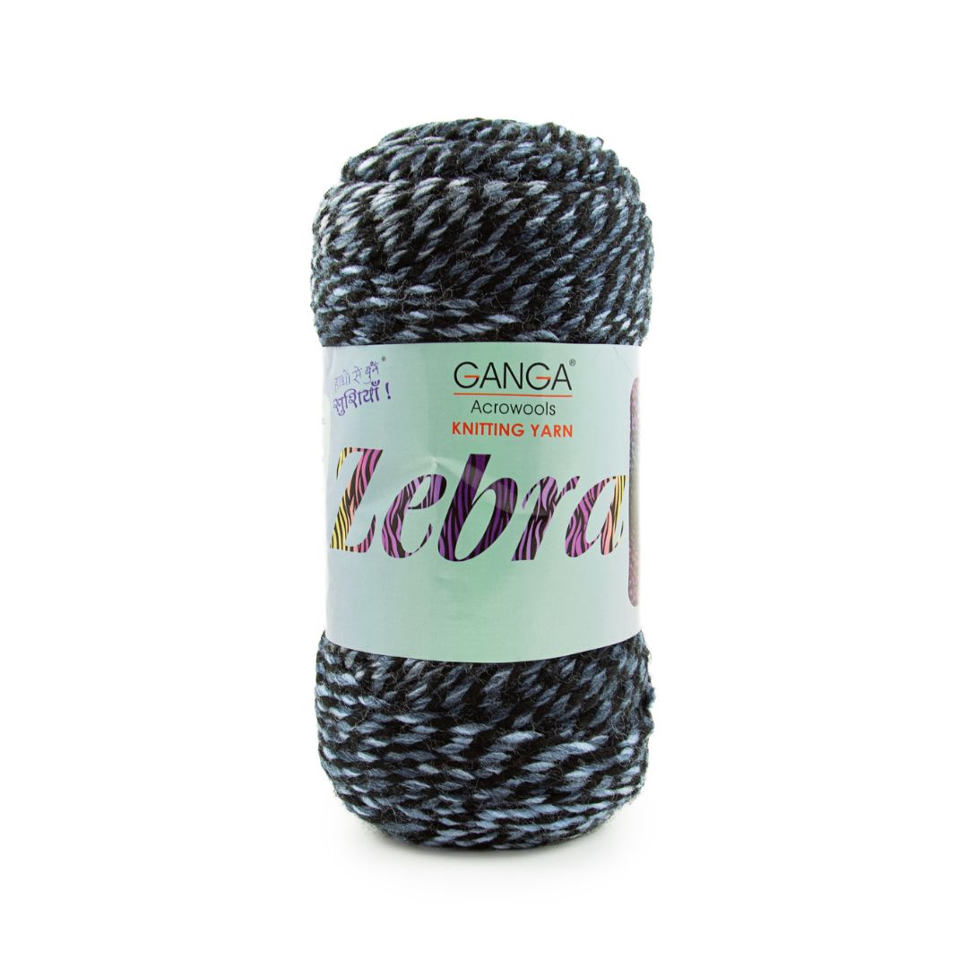 Ganga Acrowools Zebra Yarn (PTT1326)