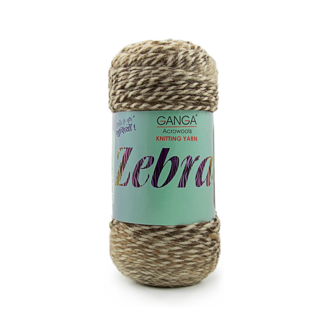 Ganga Acrowools Zebra Yarn (PTT5031)