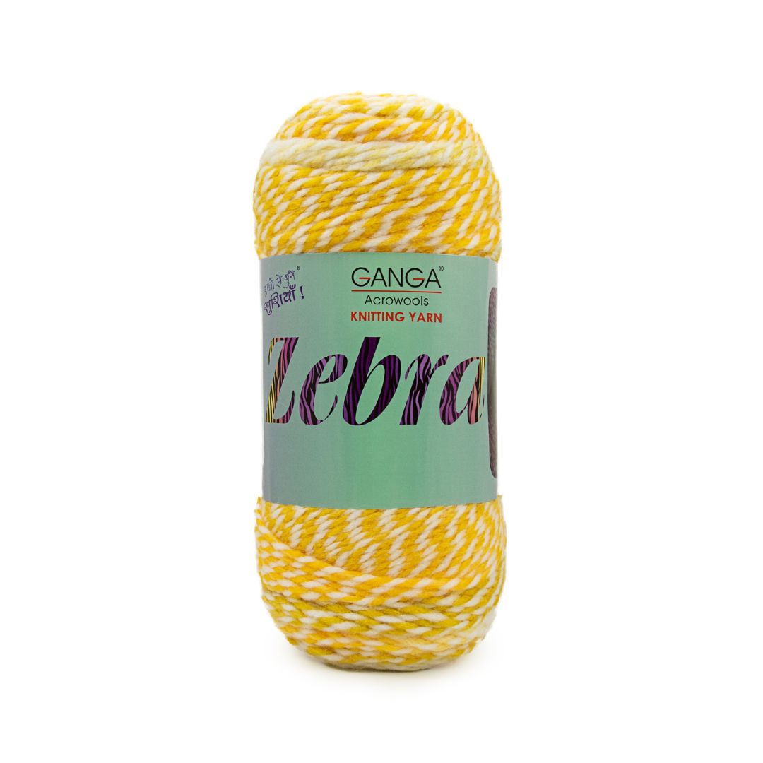 Ganga Acrowools Zebra Yarn (PTT5033)