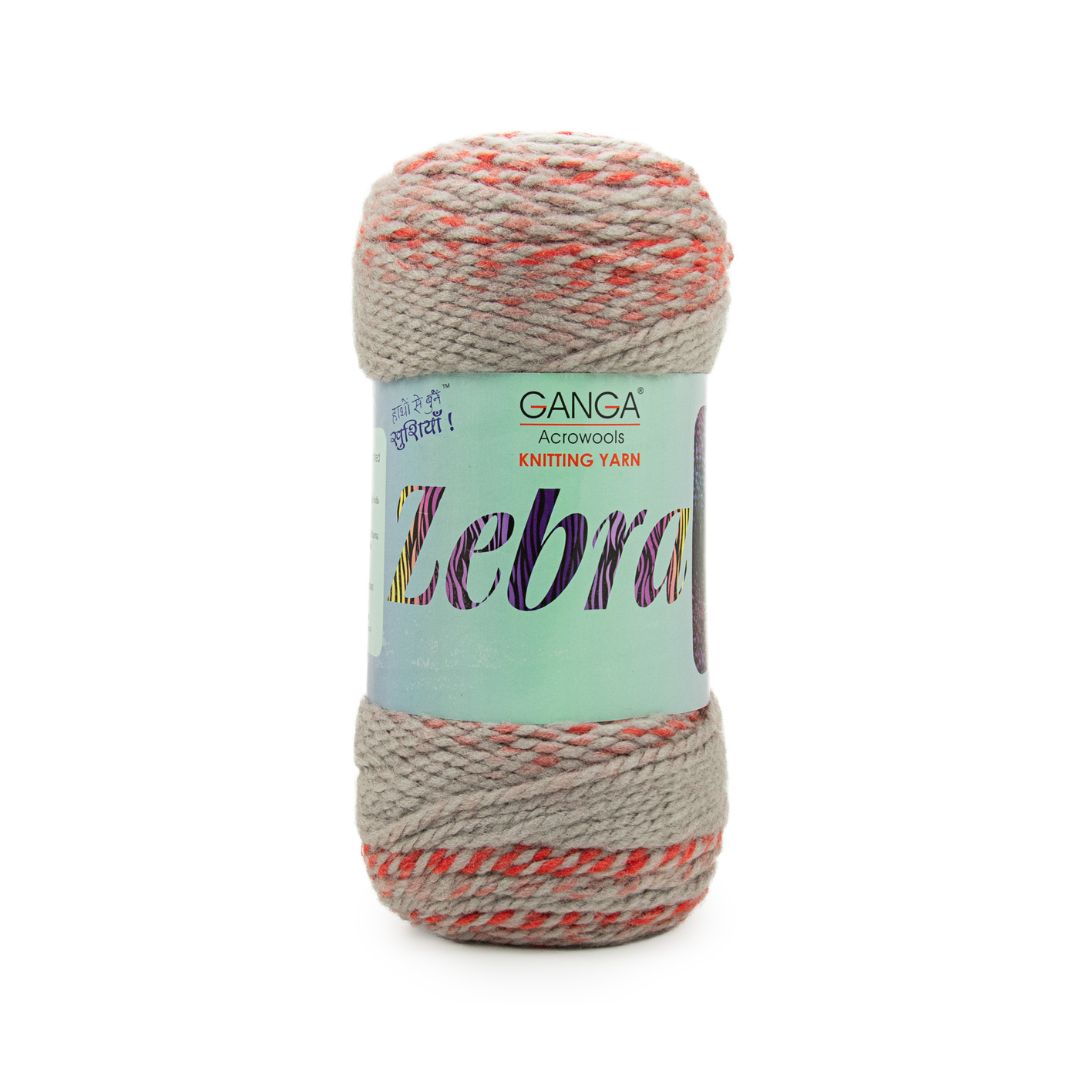 Ganga Acrowools Zebra Yarn (PTT5034)